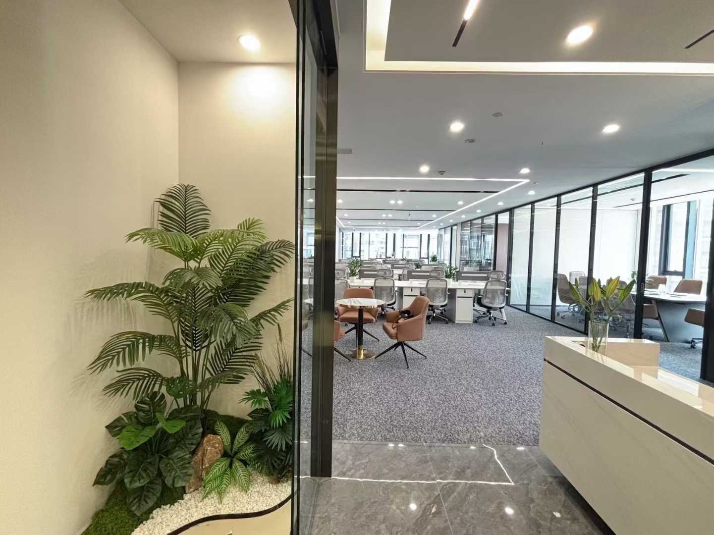 5号线市一医院地铁口 甲级 5隔间40工位 超大老板间 通上下水 双面采光 仁和国际广场办公室从出租