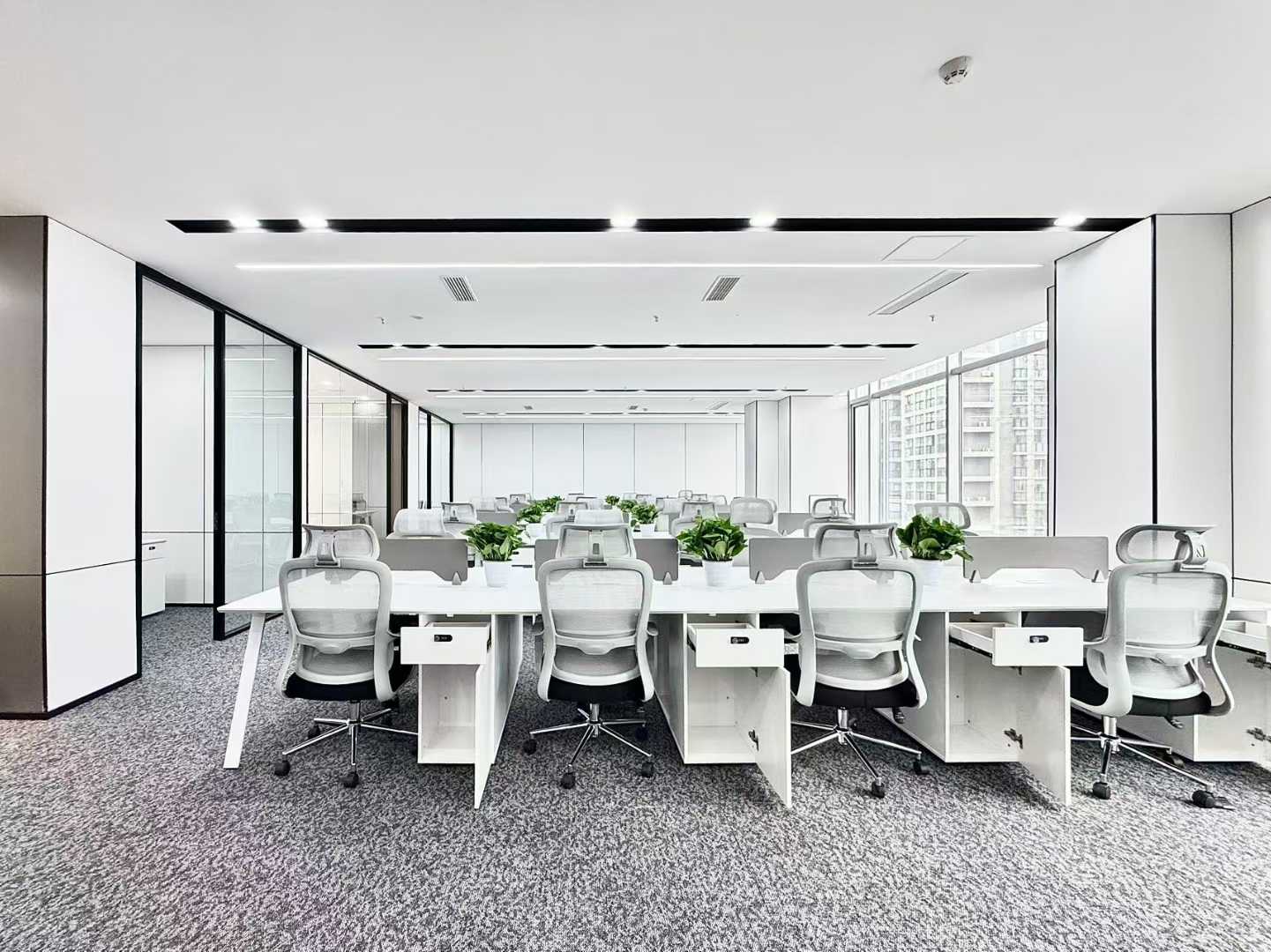 红牌楼甲级带共享配套服务 413平 5隔间36工位 带接待区 户型方正 采光面大 鼎冠中心办公室出租