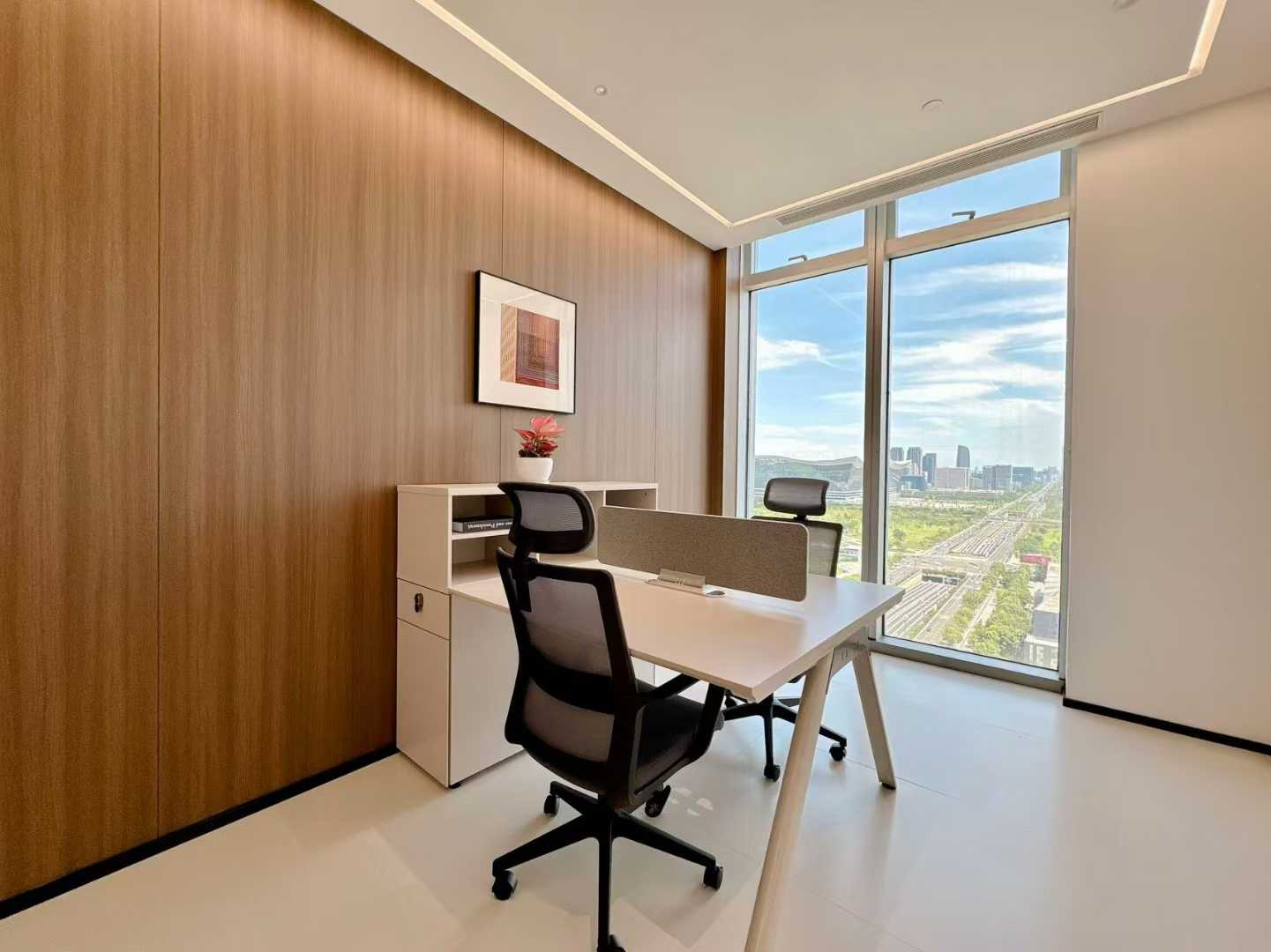 高新区世纪城地铁口 461平方 6隔间29工位 动静分区 中区视野巴适 超甲地标楼盘 棕榈泉办公室出租