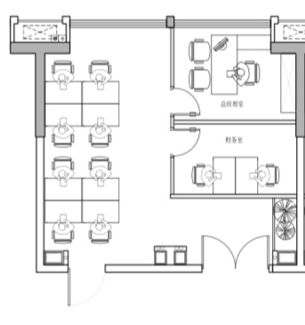 奥园国际中心68平，交通便利，精装修带家具
