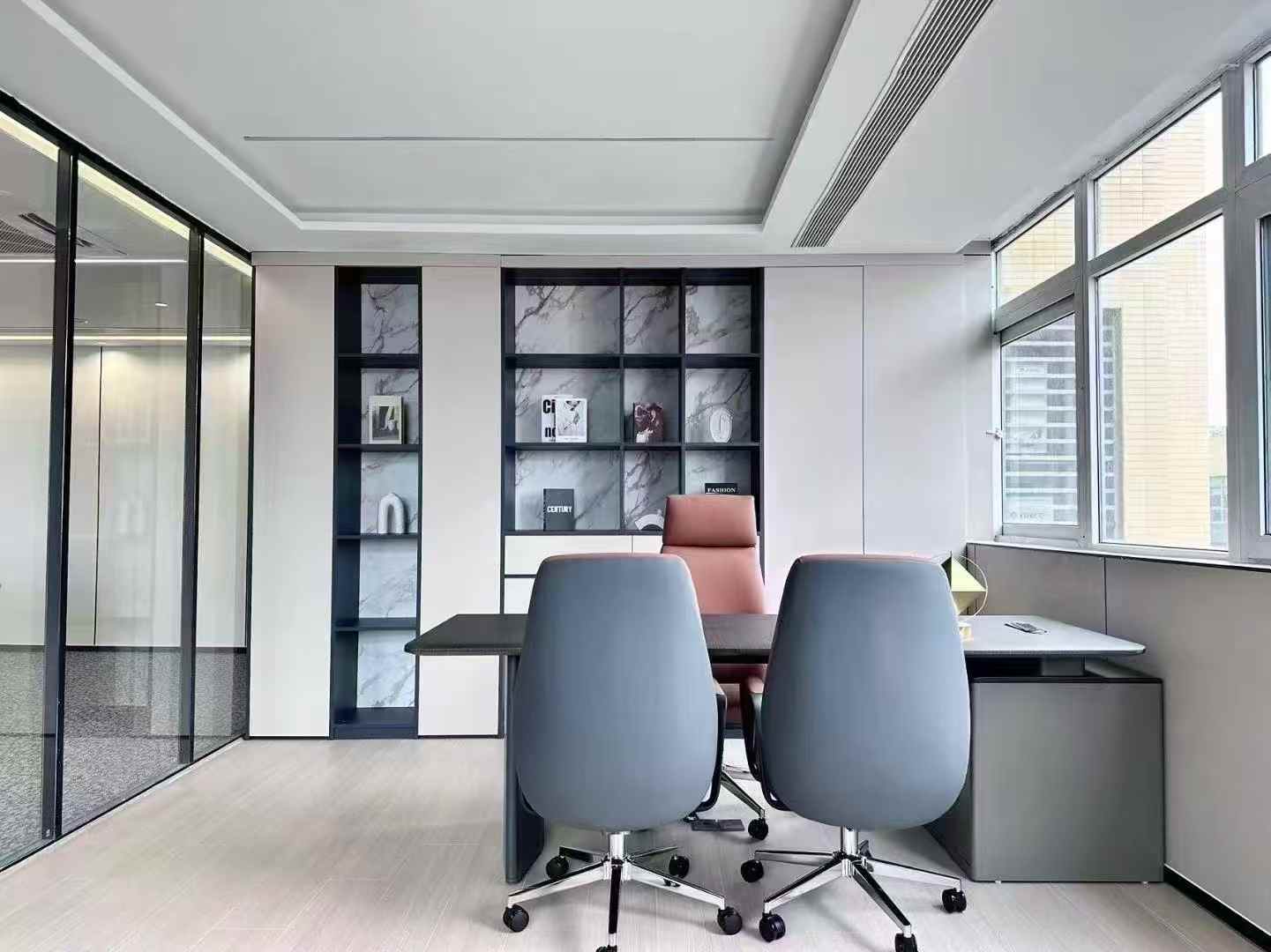 金融城无加时费性价比楼盘 336平 6隔间24工位 24小时空调 加时无忧 天府新谷办公室出租