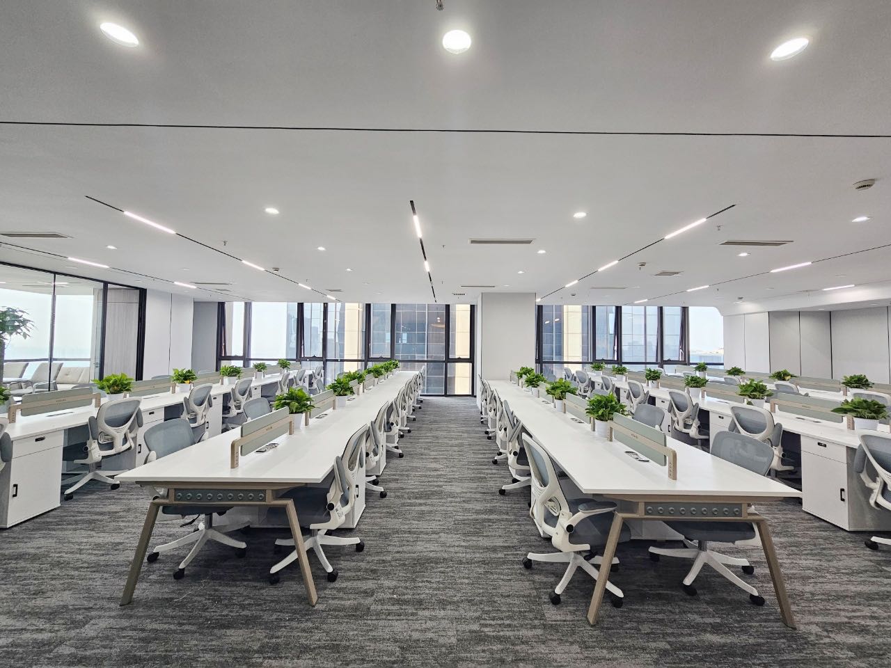 孵化园三地铁交汇 993平大面积 高区视野 5隔间12工位 带大露台 精装带家具 阳光金融（楚峰国际）办公室出租