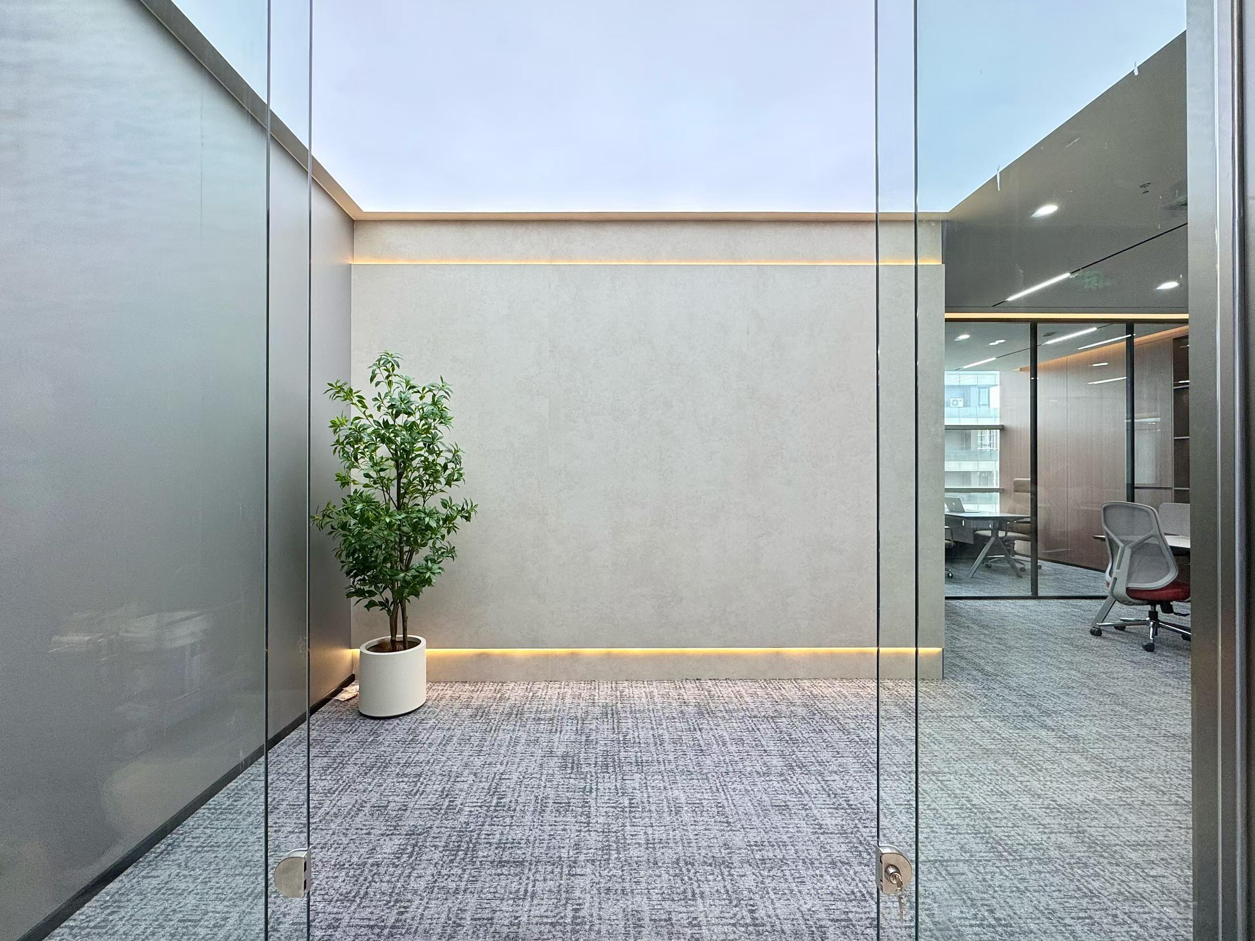 5号线花牌坊地铁口 精装好房 169平 3隔间15工位 品质装修 价格含物业含家具 新时金泰大厦办公室出租