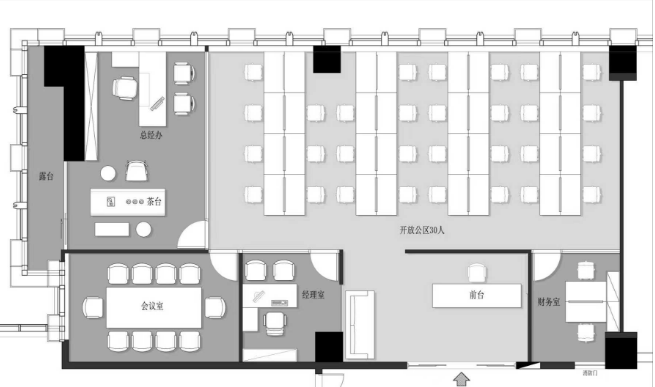 牛市口地铁几百米  按套出租 4隔间30工位 正对电梯口 带阳台 双面采光 摩根中心办公室出租