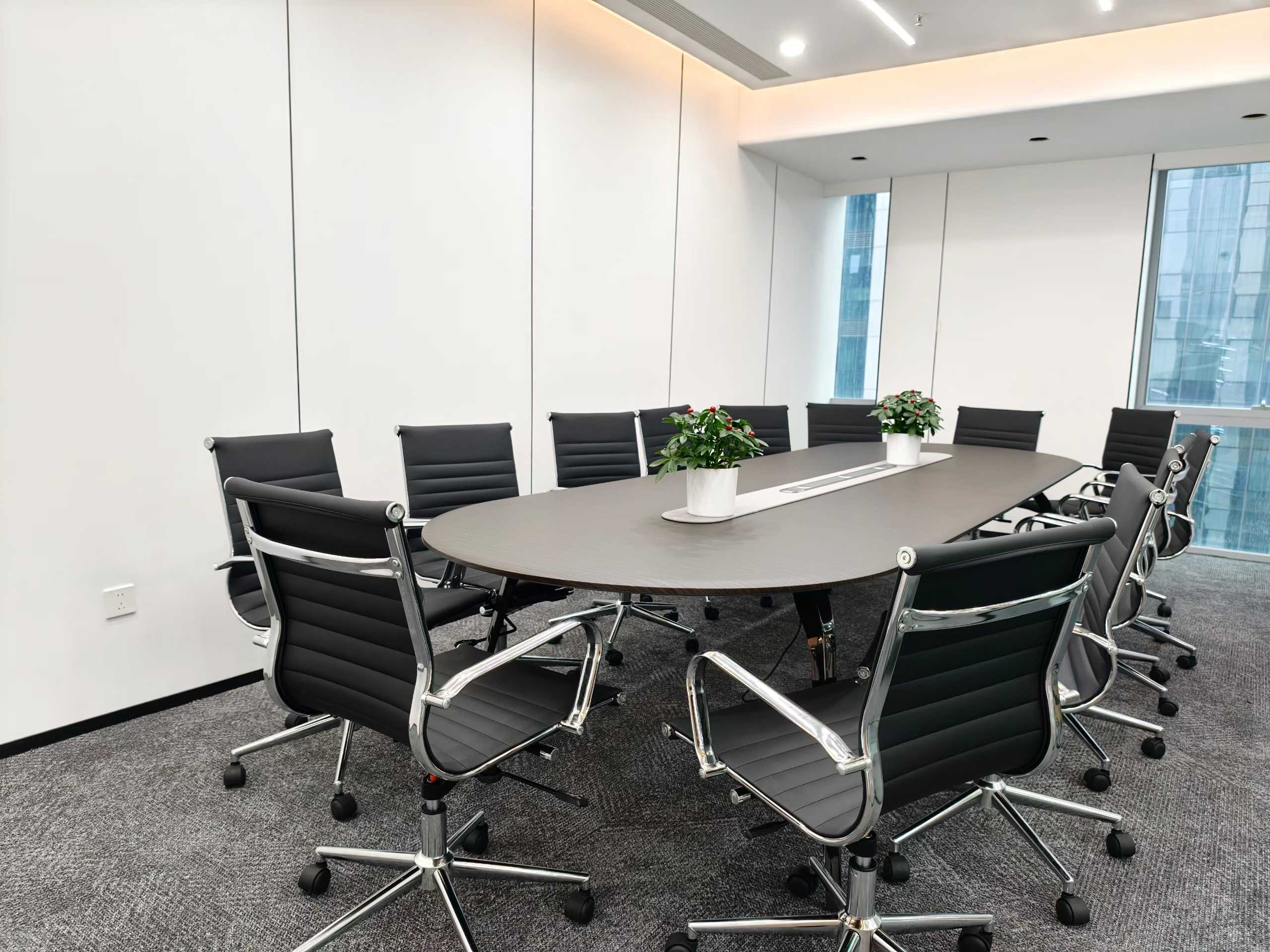 天府二街西南双面采光 334平 4隔间47工位 采光视野巴适 24小时空调自控 雄川金融中心2栋办公室出租