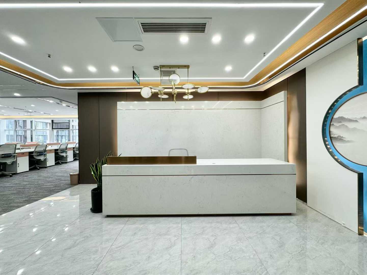 天府三街甲级双面采光户型 300平 5隔间32工位 朝东南 大落地玻璃 精装出租 香年广场办公室出租