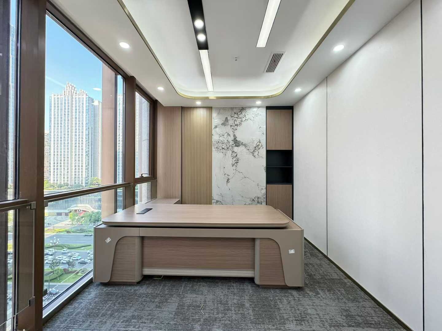 世纪城地铁口甲级双面采光户型 365平方 6隔间30工位 采光视野安逸 东方希望天祥办公室出租