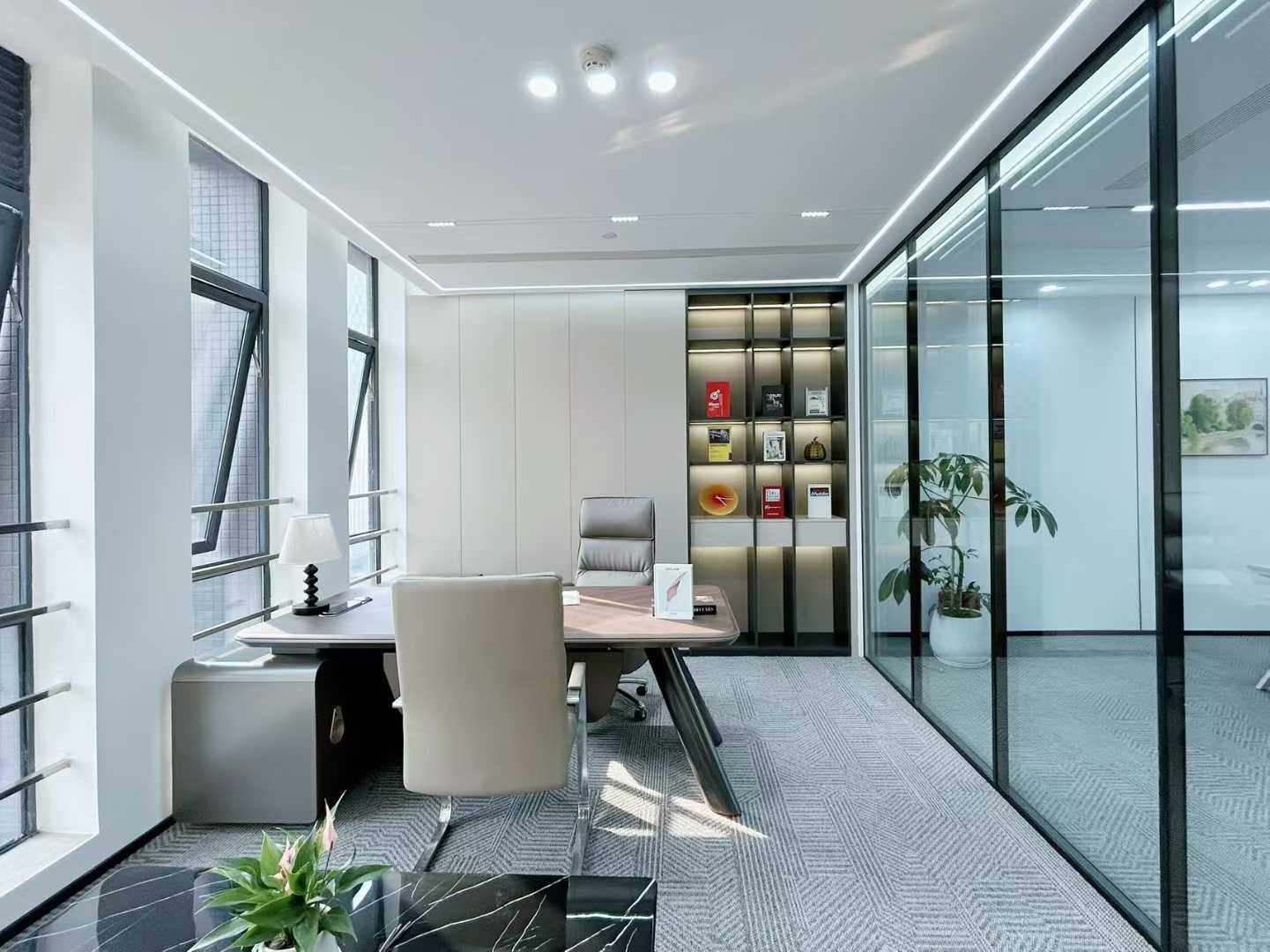 天府三街好房推荐 272.4平 4隔间24-32工位带前台 品质装修 航兴国际办公室出租