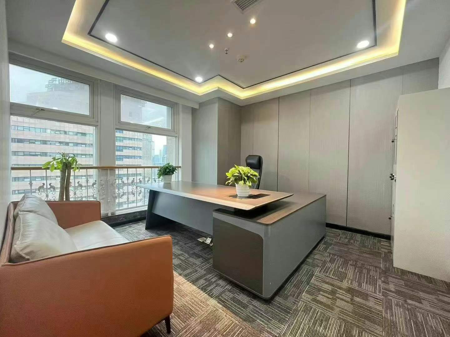 市中心4号线太升南路地铁三四百米 188平方 3隔间16工位 带家具 沃特国际大厦办公室出租