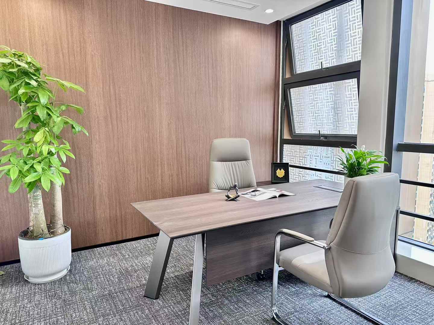 天府二街精选户型 4隔间20工位有接待休息区电梯口 视野巴适 带家具 蜀都中心办公室出租