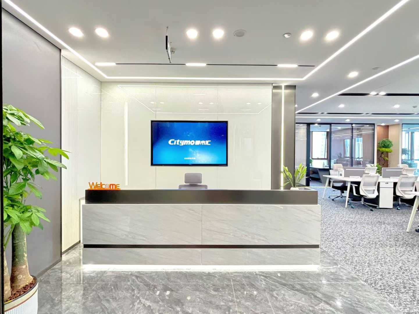 高新区世纪城地铁口甲级楼盘 391平方 5隔间50工位 双面采光 视野采光非常巴适 天祥广场办公室出租