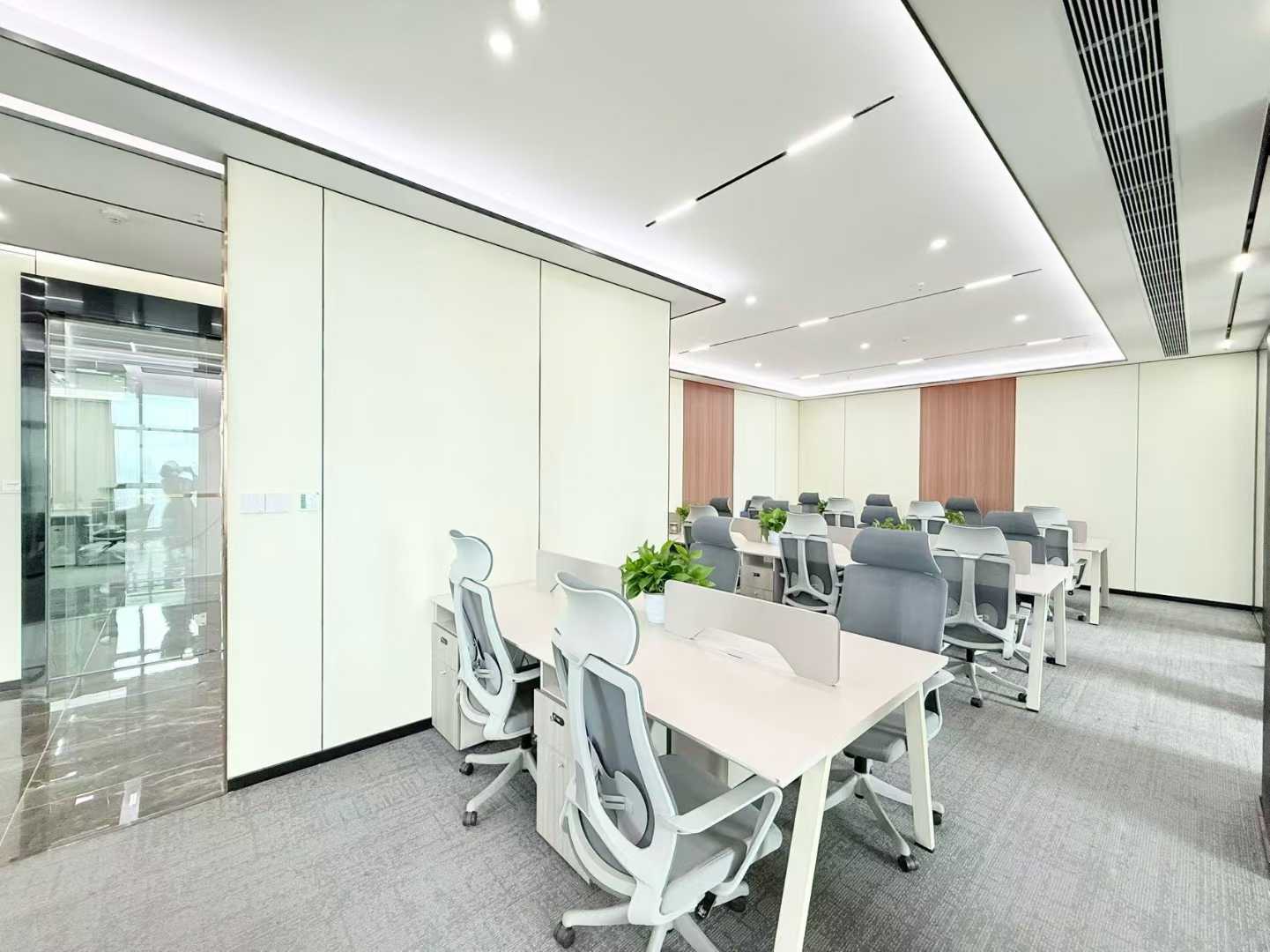 人民北路地铁口高区看锦江文殊院 292平方 6隔间20工位 24小时空调 拎包入住 配套完善 北成8号办公室出租