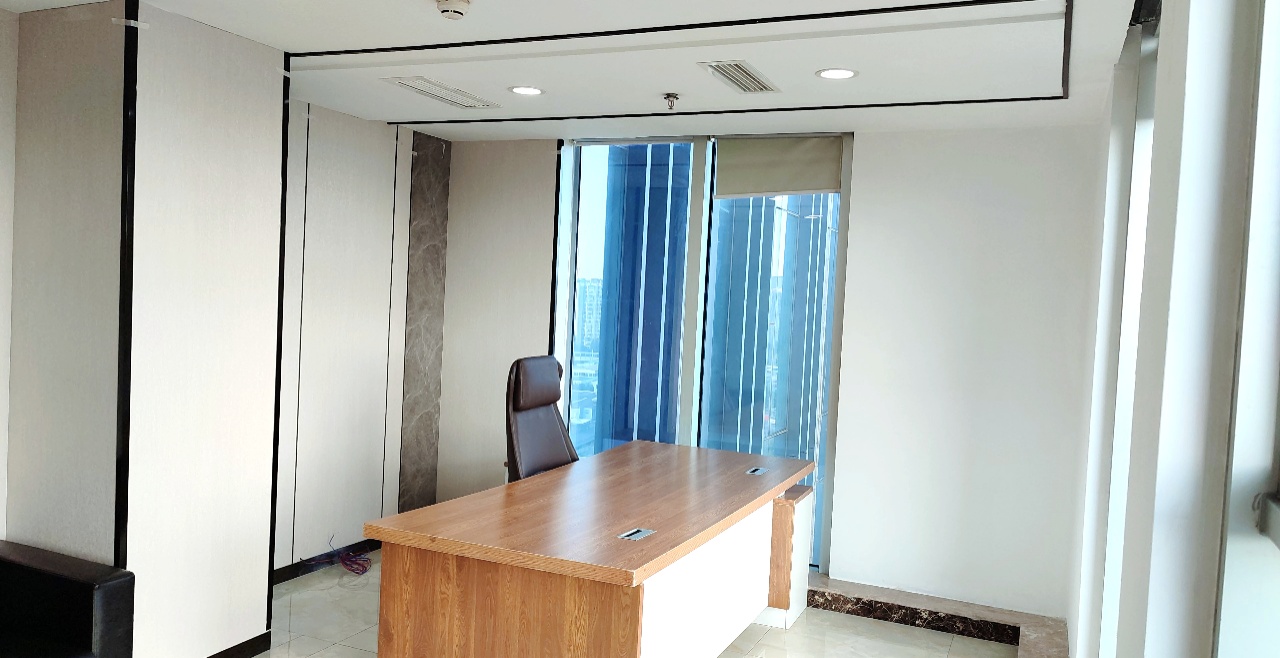 西城国际 老板室双面采光 全办公室采光通透 户型方正