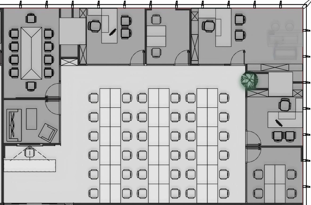 攀成钢东大路地铁口 超级品质楼盘 服务面积400平 7隔间36工位 双面采光 光环中心办公室出租