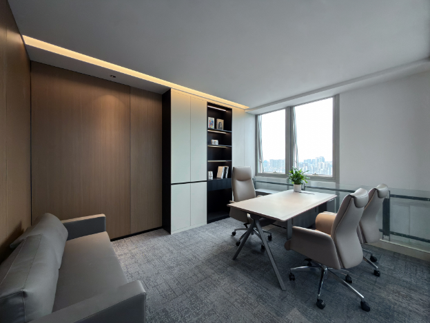 2号线牛市口地铁几百米 按套出租 含物业费 3隔间18工位 精装带家具 高区视野巴适 摩根中心办公室出租