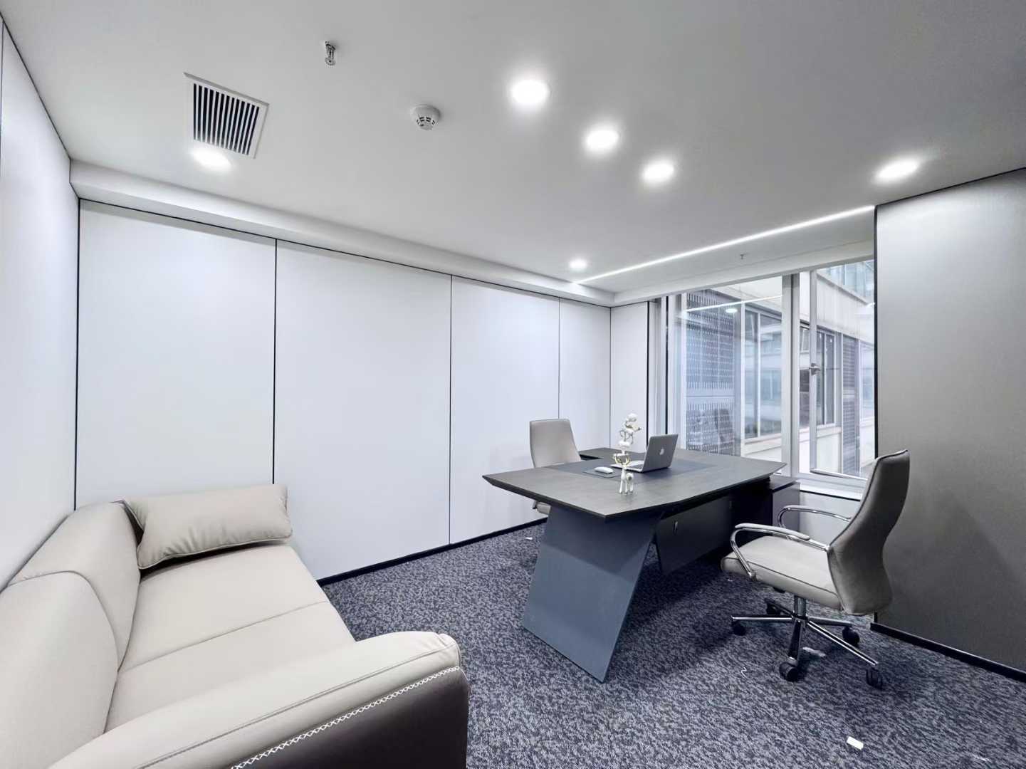 红牌楼新楼盘户型方正 243平 4隔间20工位 通透大气 24小时空调 鼎冠中心办公室出租