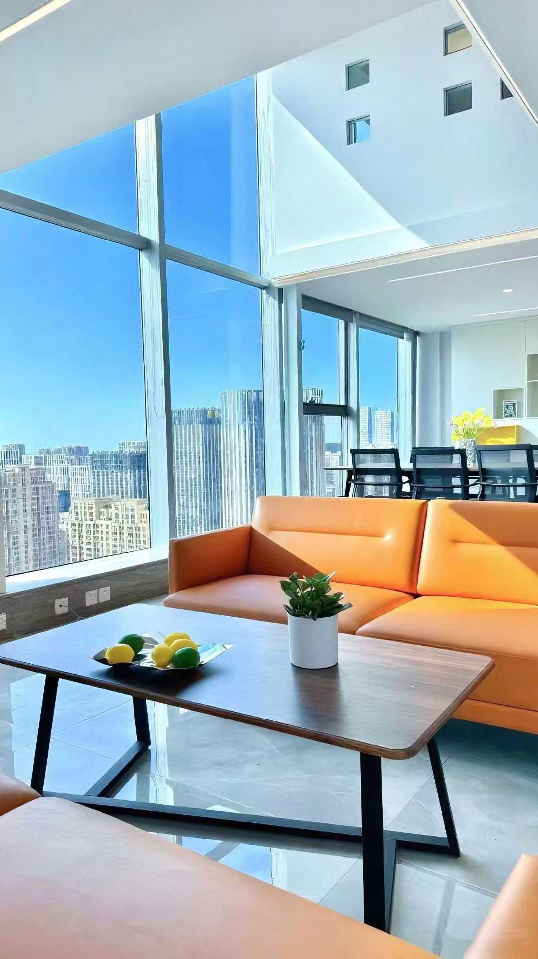 天府三街跃层写字楼 利用率高 实得360平 4/5隔间+30工位 双面采光 24小时空调 福年广场办公室出租