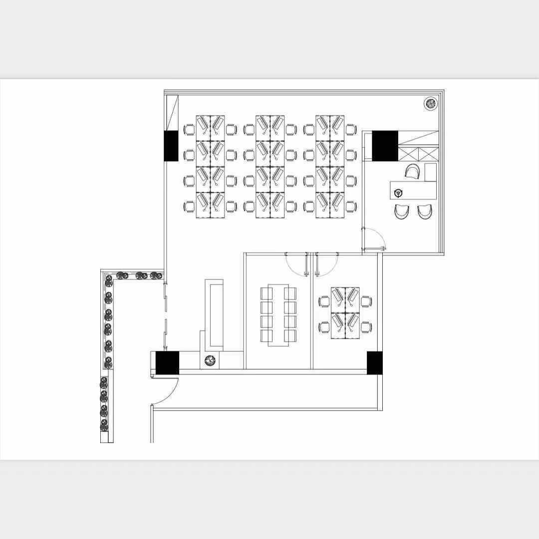 高新区孵化园三地铁交汇 交通方便 206平方 3隔间30工位 24小时空调 含物业费 东南双面采光 奥克斯广场办公室出租