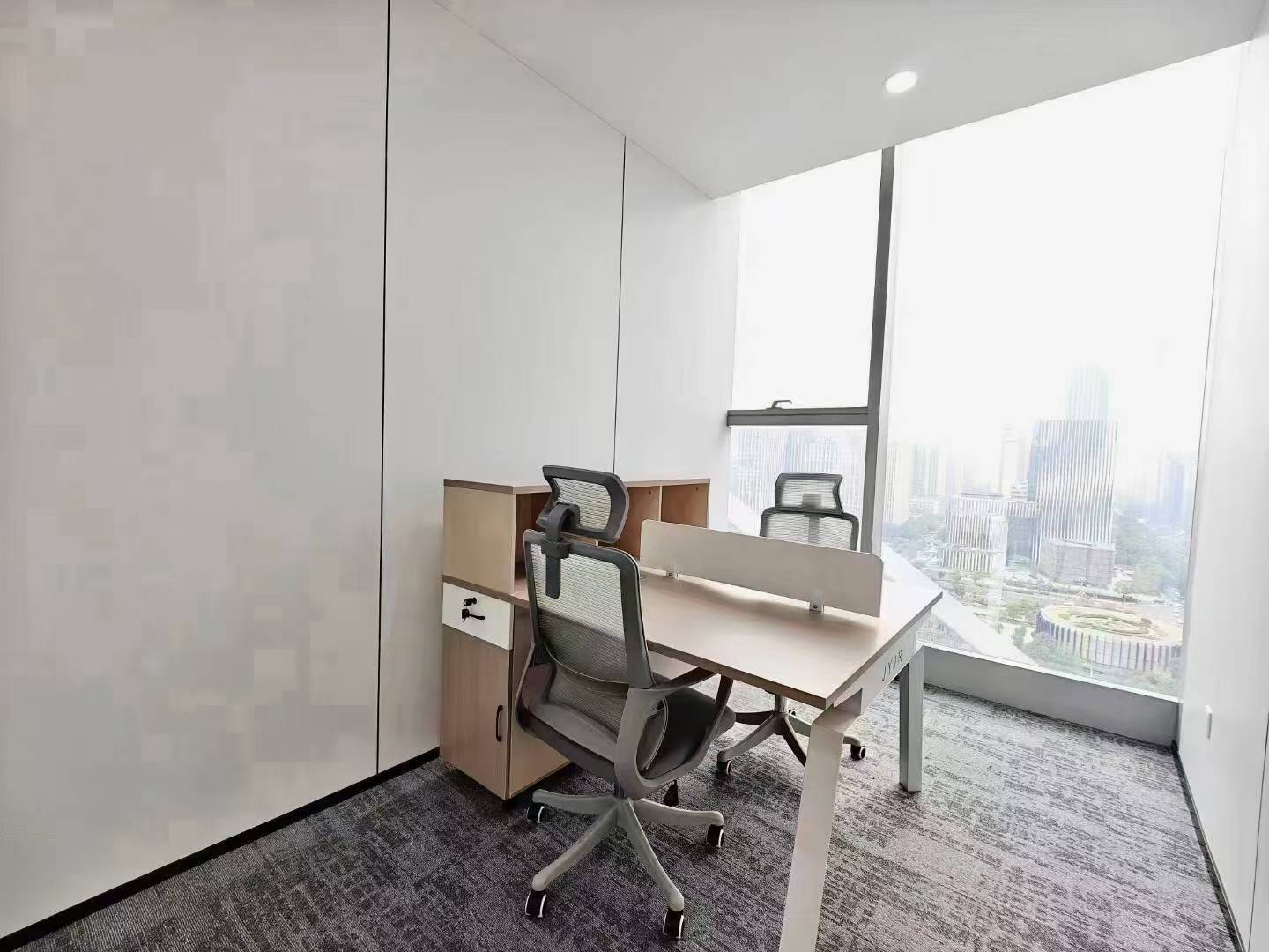 南门9号线芯岛地铁三四百米 266平 3隔间26工位 空调早8晚10 嘉煜金融科技中心办公室出租