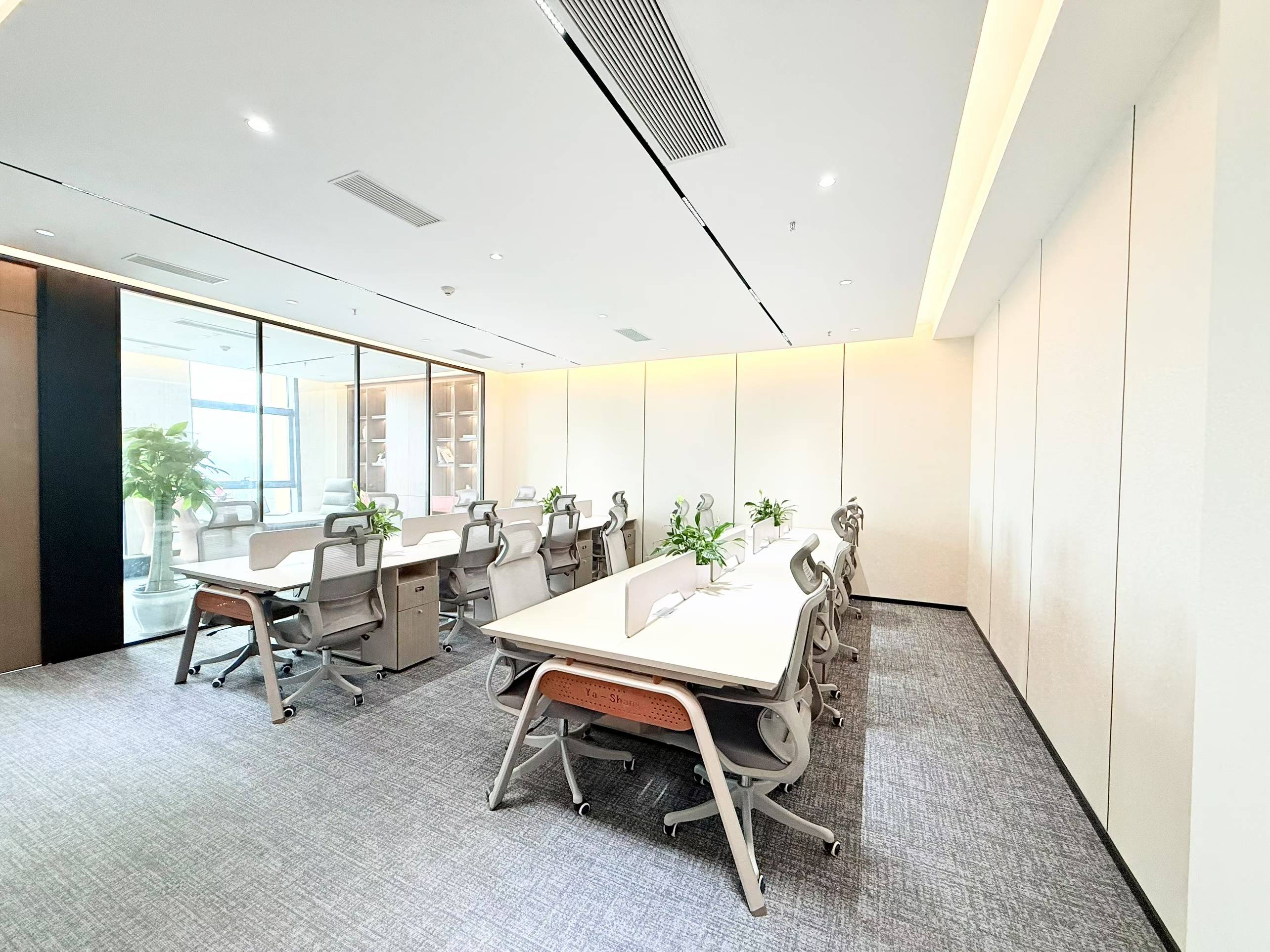 金牛区人民北路甲写 24小时空调147平方 3隔间16工位 近地铁 带共享配套设施 北成8号办公室出租