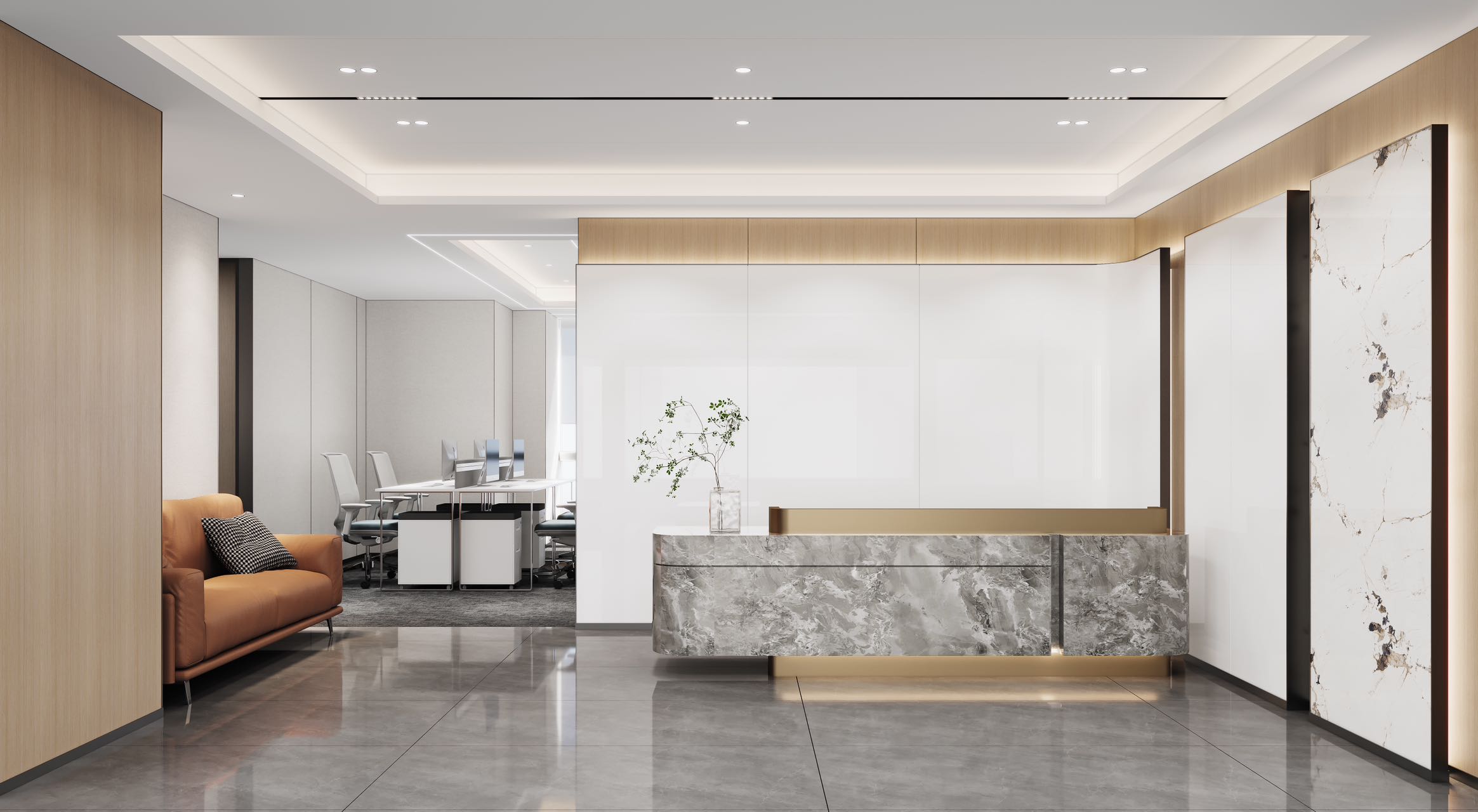 东门大桥地铁口 5隔间23工位按套出租 装修中 带前台接待区 含物业费 东方广场办公室出租