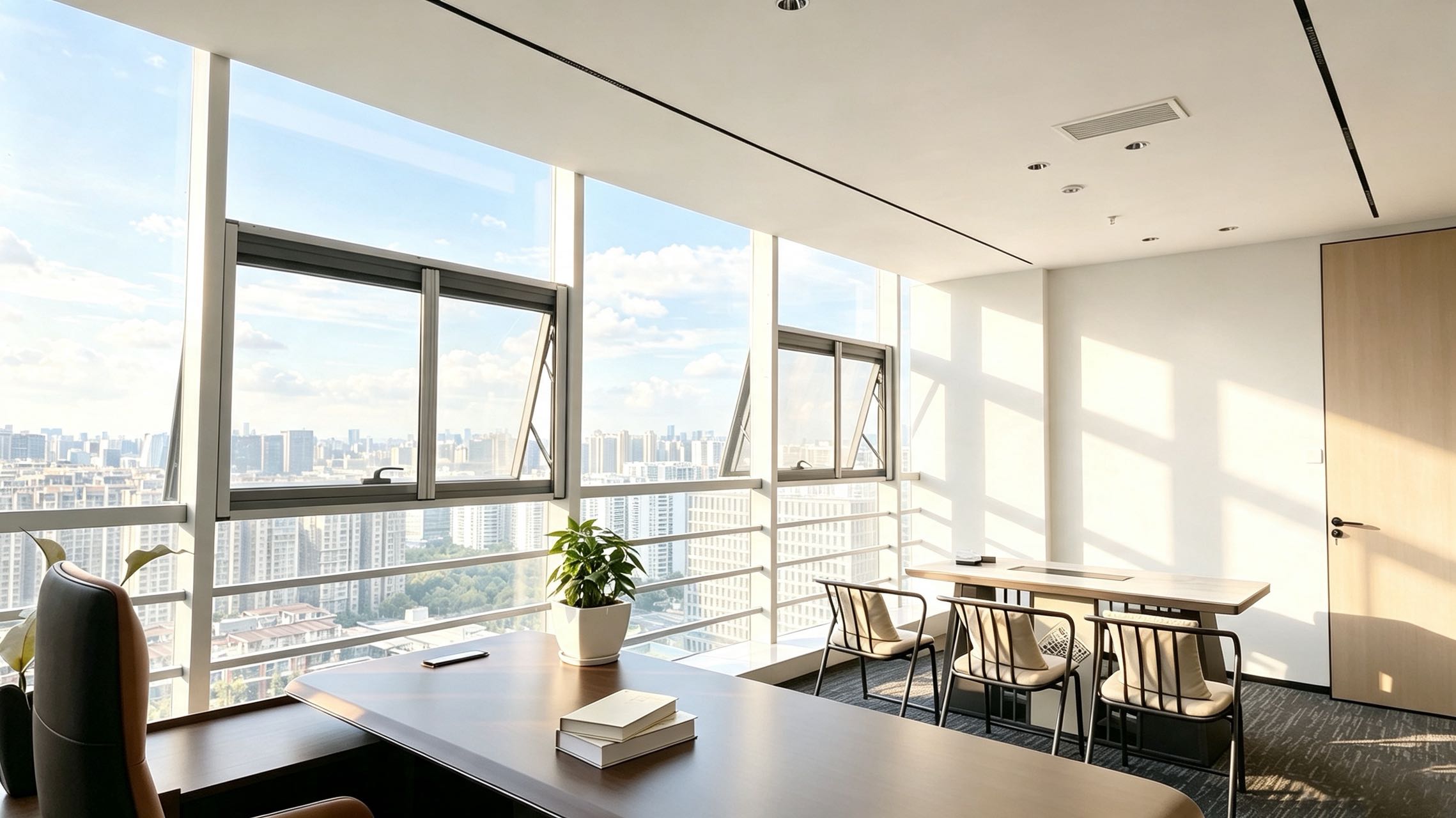 金融城甲写整层打造优质户型 382平 5隔间40工位 双面采光 家具可调整 近地铁 天府新谷办公室出租