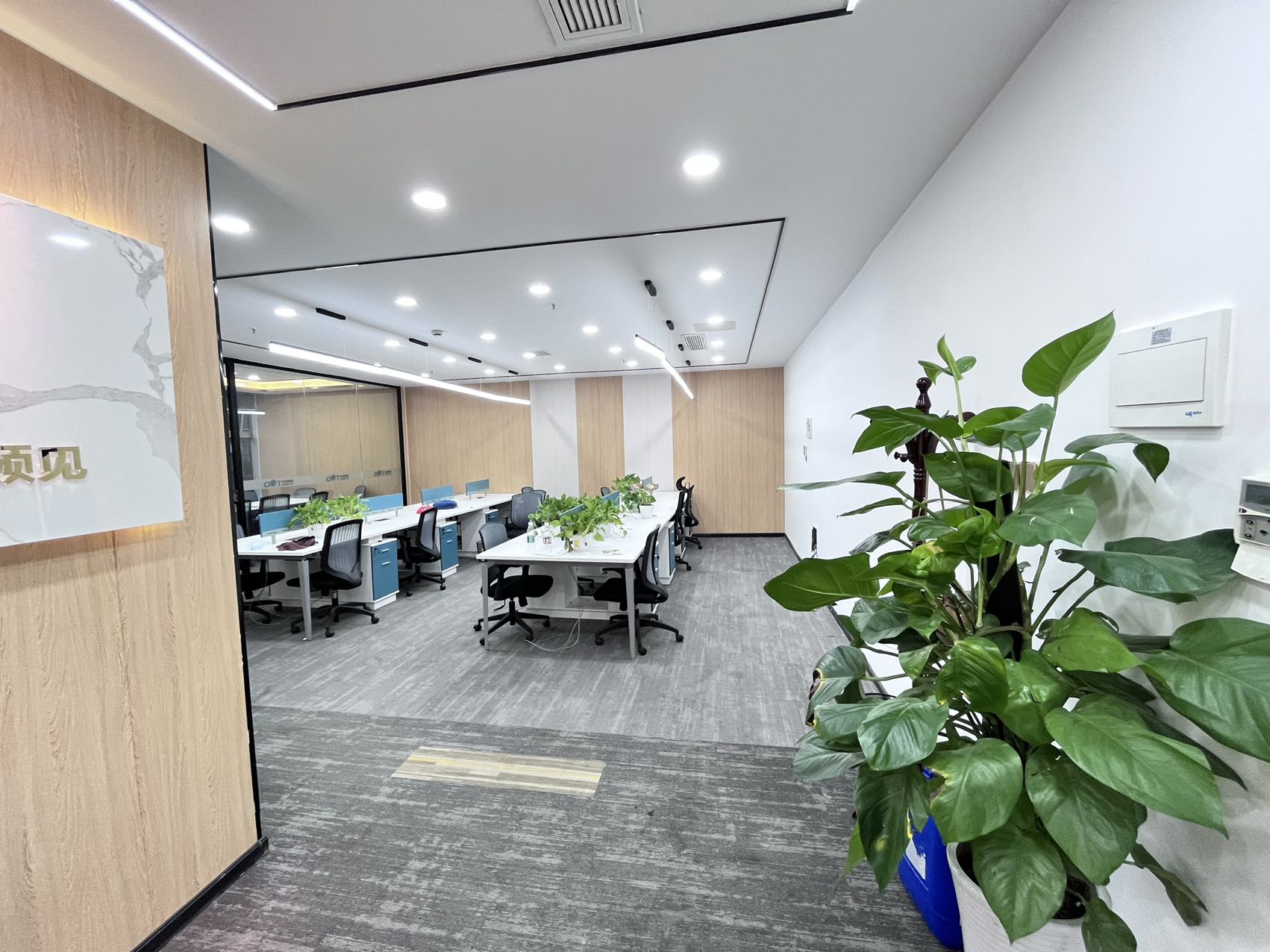 高新区世纪城蜀都中心150平精装办公室 户型方正 采光通透 全新家具含物业