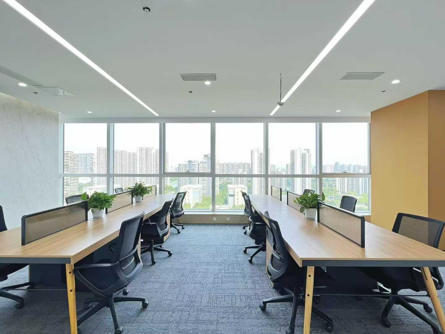 高新区天府三街地铁口 225平 3隔间14工位带独立卫生间 采光面大 24小时空调 希顿国际办公室出租