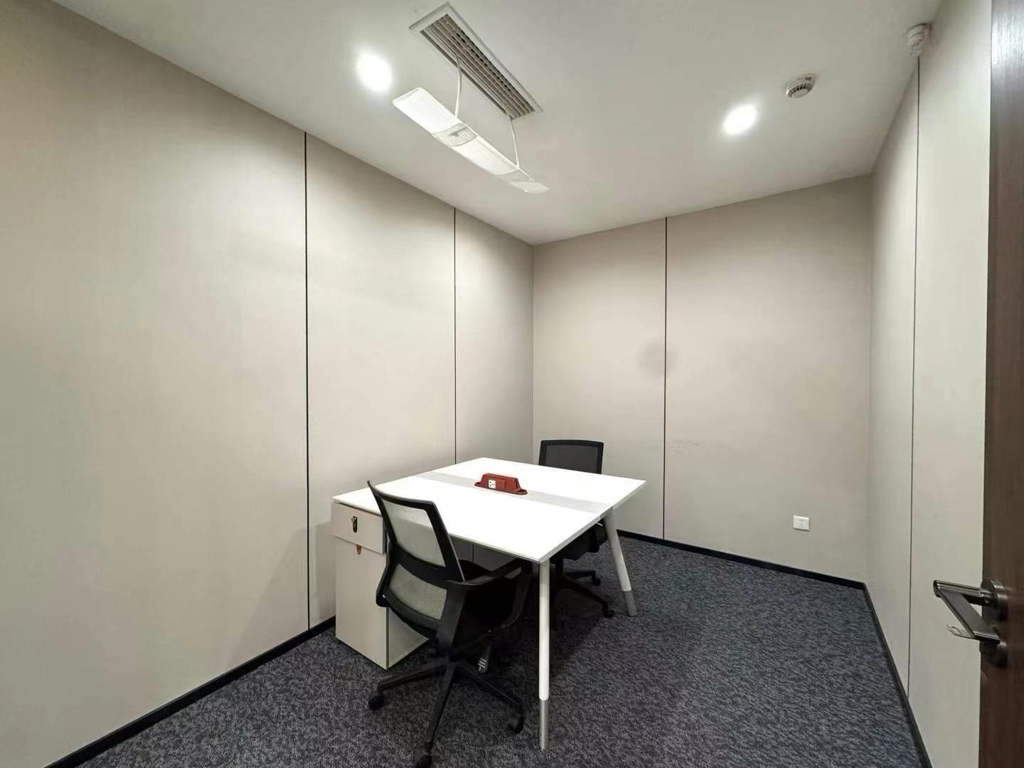 三街性价比纯写字楼 4隔间30工位 物业费便宜 24小时空调 户型方正带前台 新希望国际B座办公室出租