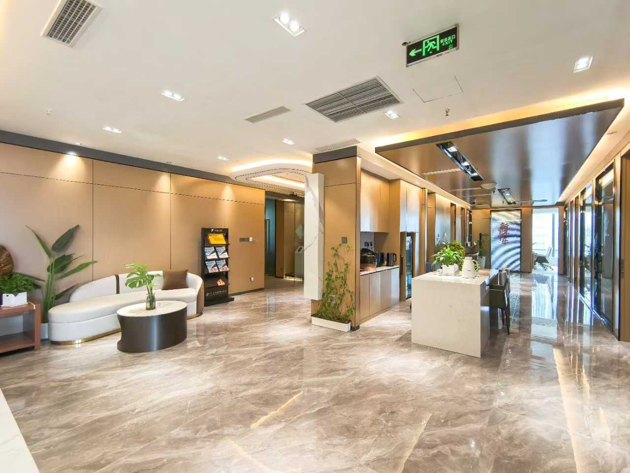 东大路地铁口豪装接待用房 428平方 9隔间12工位 双面采光 高区大老板间 环球都汇办公室出租