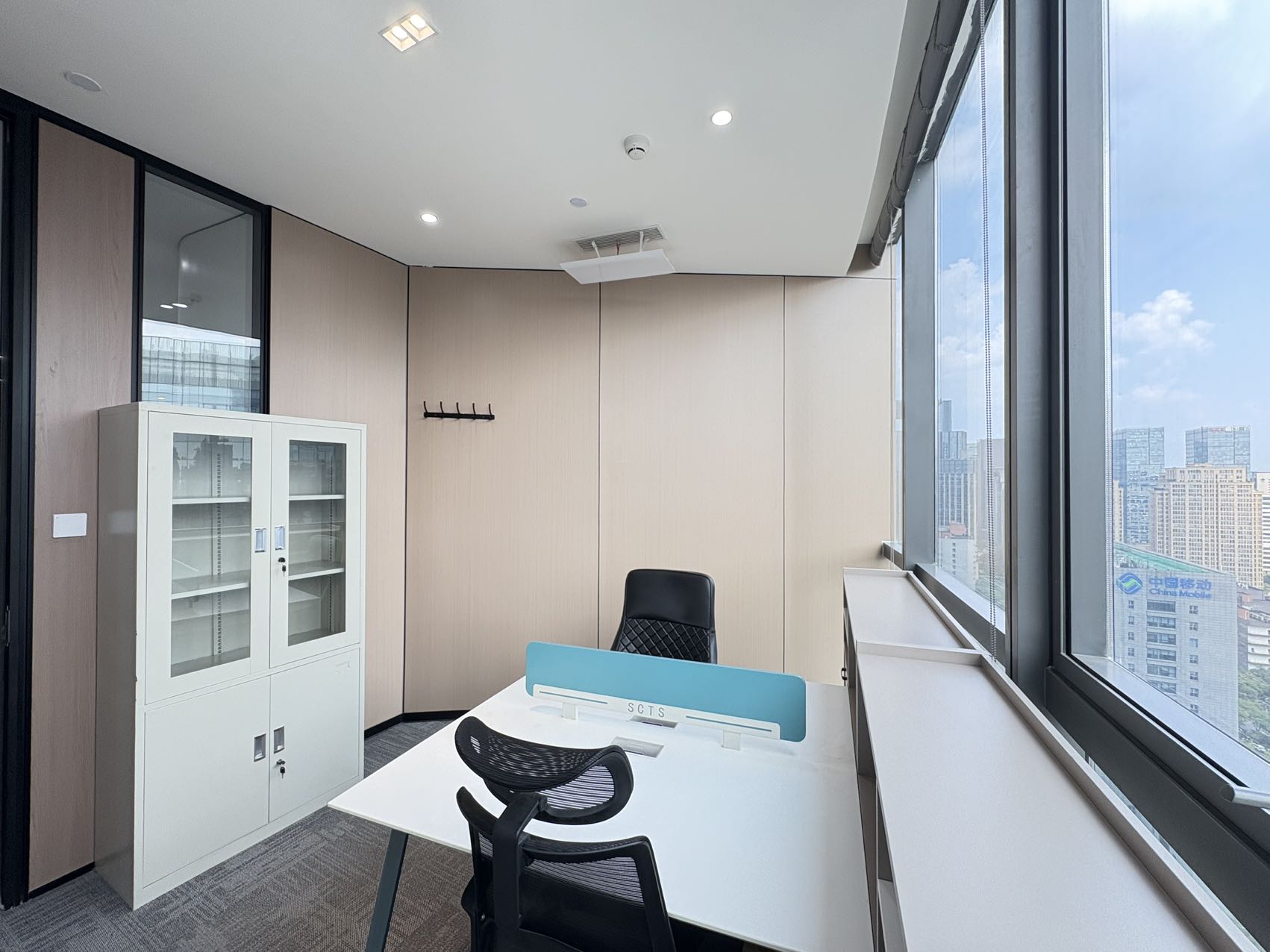 高新区大源版块甲写  8隔间10工位 隔间多 服务面积419平 精装带家具 视野巴适 复城国际办公室出租