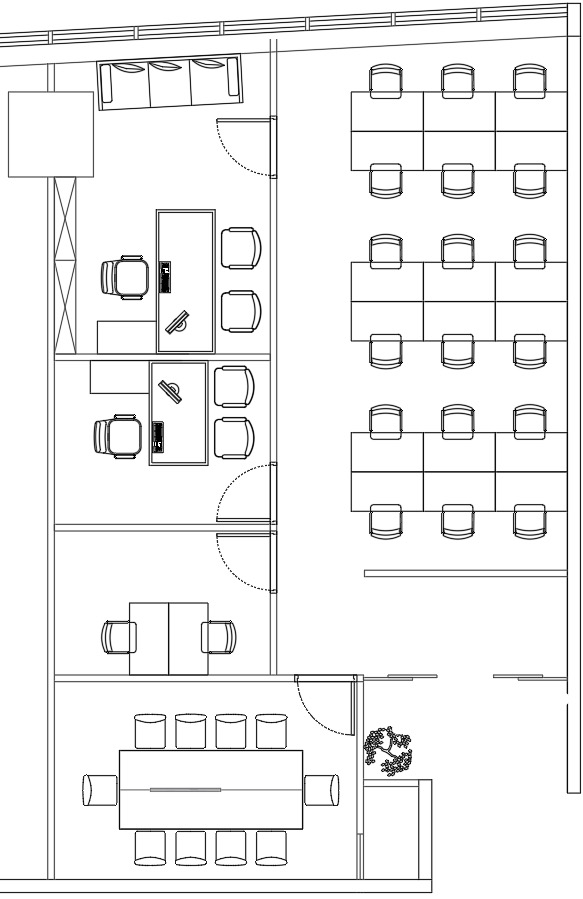 金融城甲级写字楼 按套出租 户型方正 4隔间18工位 低区看交子环 利用率高 东方希望中心办公室出租