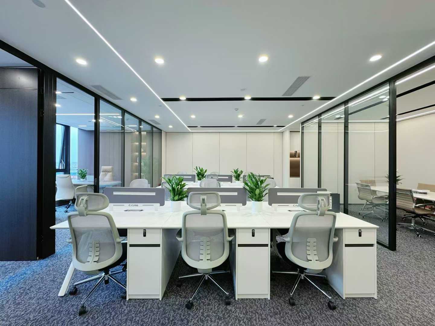 高新区5号线市一医院地铁口 商场配套 交通方便 152平方 3隔间15工位 通山下水 全新打造 仁和春天国际办公室出租