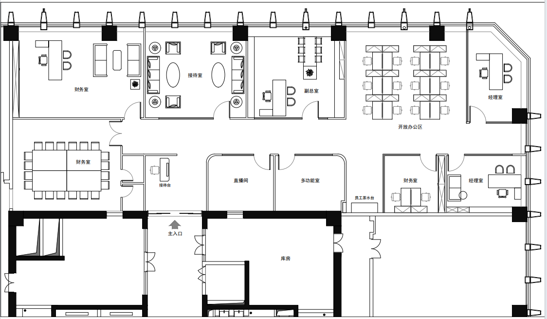 天府三街超甲无加时费楼盘 521平 9隔间12工位 大会议室大老板间 电梯口 节能大厦办公室出租