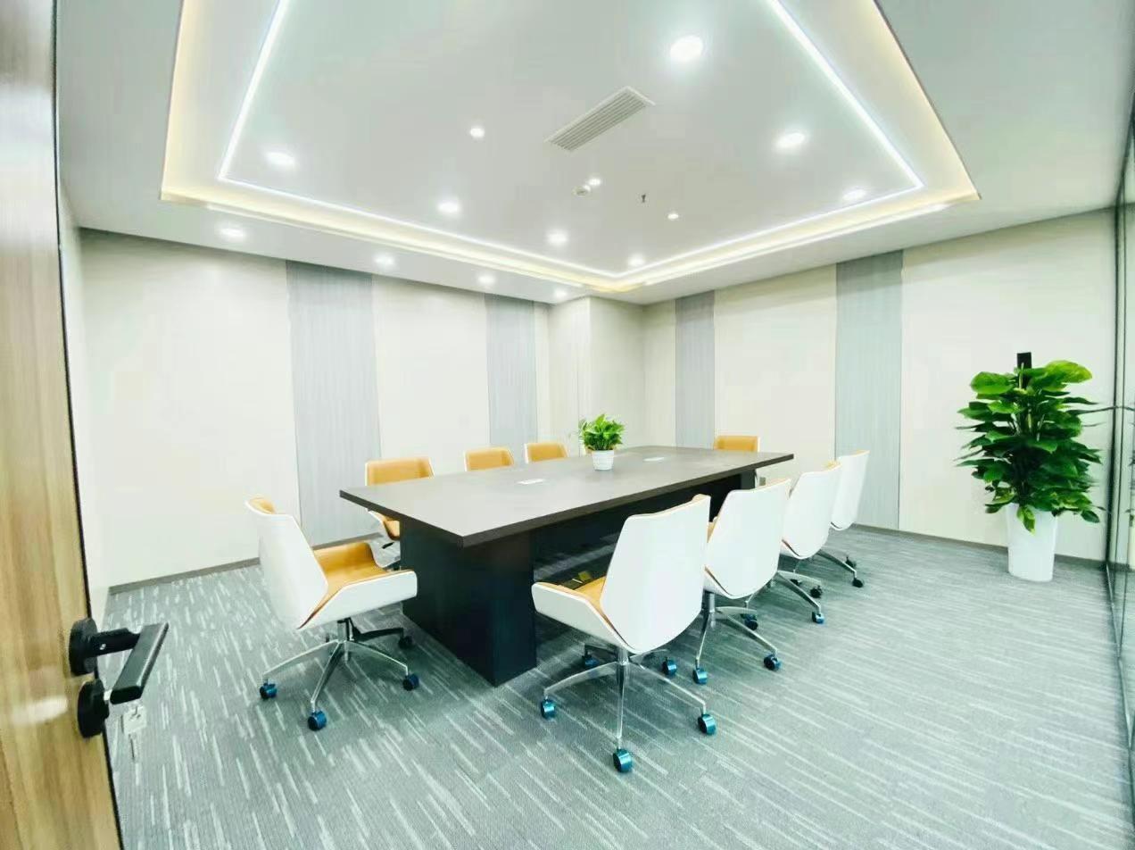 桐梓林无加时费楼盘 248平方 4隔间28工位 精装带家具 近地铁 带大前台 70元单价 商鼎国际办公室出租