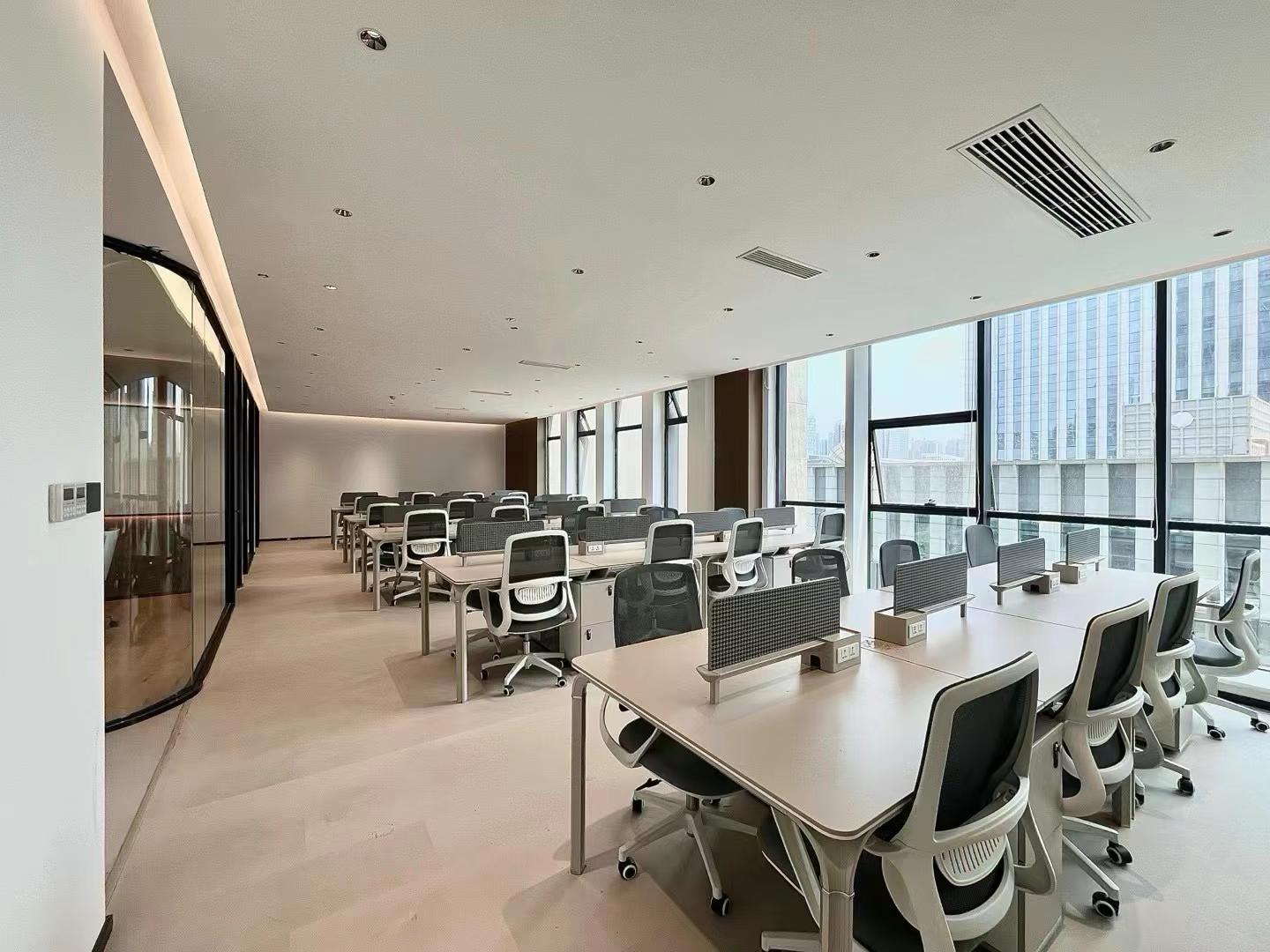 高新区天府三街精装电梯口户型 5隔间30工位带休息区 报价含物业费 新装修高品质 新希望国际C座办公室出租