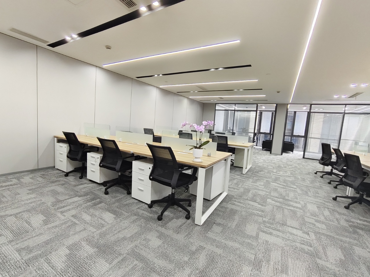 高新核心CBD区位 孵化园地铁400米 252㎡ 3隔间1储物间24工位 带家具 配套方便 新中泰国际办公室出租