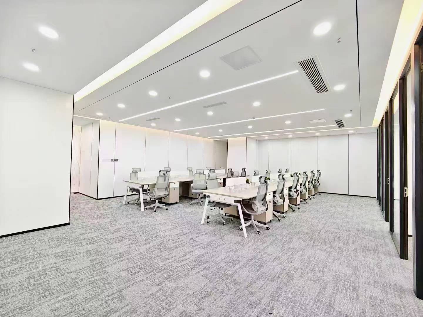 南门9号线芯岛地铁三四百米 266平 3隔间26工位 空调早8晚10 嘉煜金融科技中心办公室出租