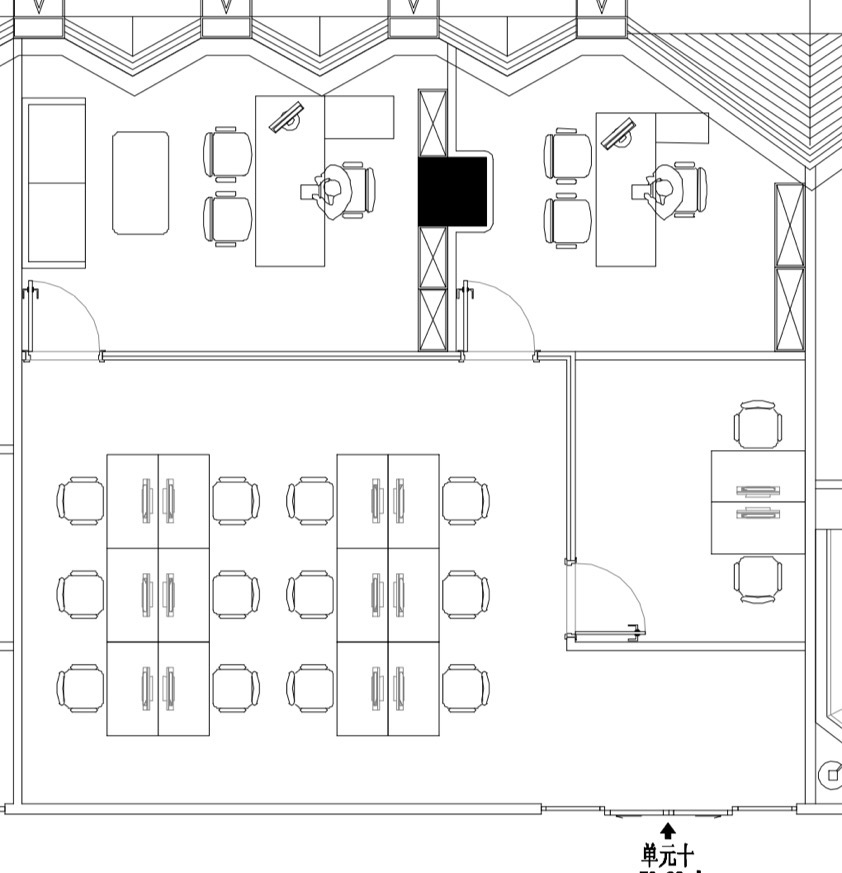 人民北路甲级高区小户型 电梯口旁 159平 3隔间12工位 24小时空调 北成8号办公室出租