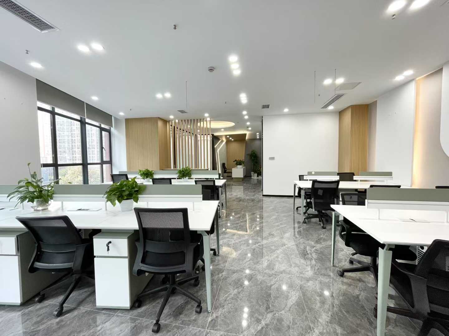 2号线洪河地铁几百米 低区户型不拥堵 275平 4隔间28工位 户型方正 拎包入住 云图大厦办公室出租