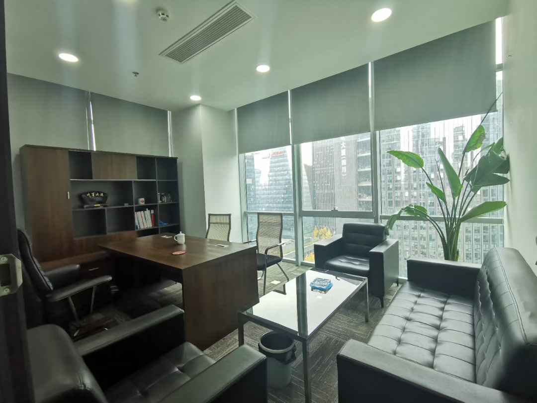 雄川金融中心5隔间20工位艺术精装户型方正高区采光房东直租