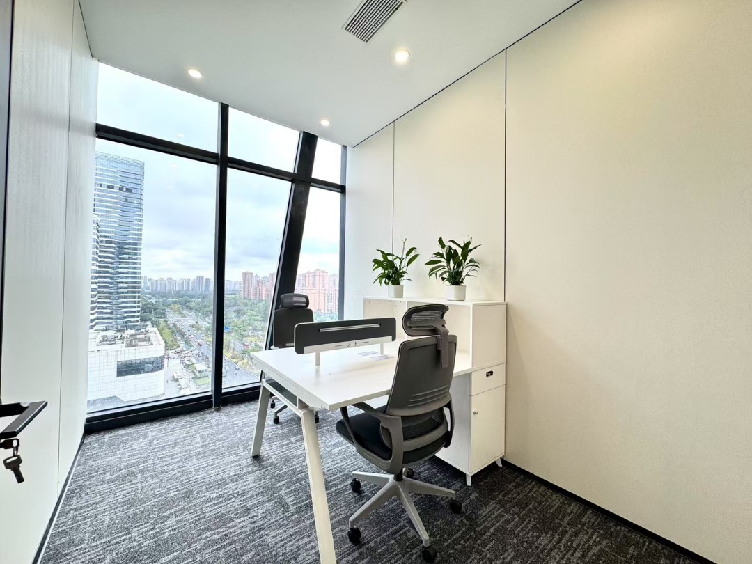 近理工大/东郊记忆 甲级地铁口户型 255平 4隔间22工位 双面采光 24小时空调 装修巴适 龙腾广场办公室出租