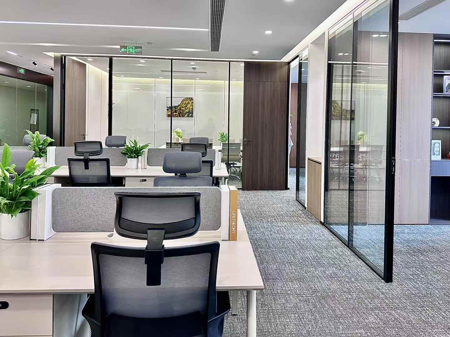 天府二街精选户型 4隔间20工位有接待休息区电梯口 视野巴适 带家具 蜀都中心办公室出租