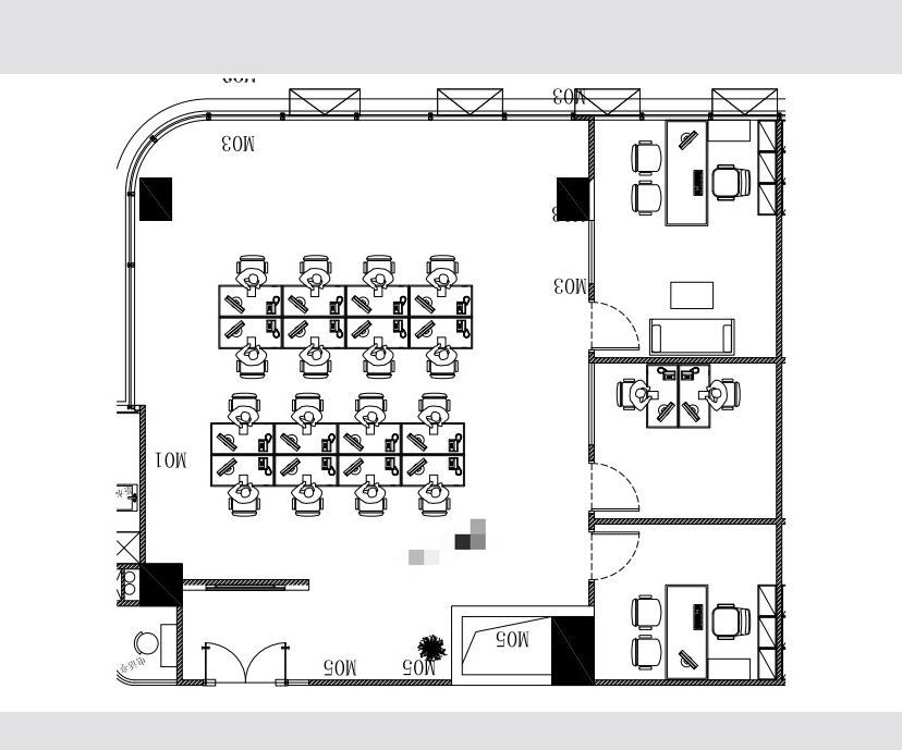 博雅城市广场3隔间24工位艺术装修带家具低公摊无加时费近地铁高品质写字楼采光通透双开玻璃门