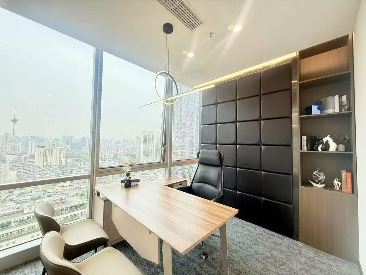 市中心东门大桥地铁口特价小面积按套出租 3隔间10工位 视野无遮挡 含物业费 时代8号办公室出租