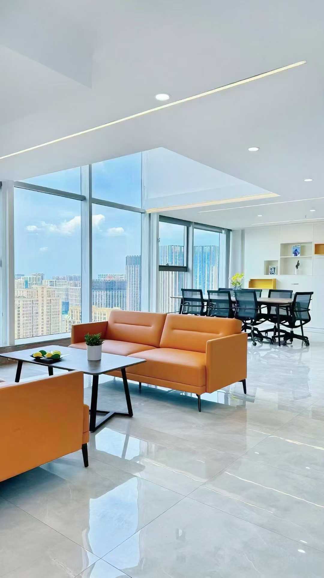 天府三街跃层写字楼 利用率高 实得360平 4/5隔间+30工位 双面采光 24小时空调 福年广场办公室出租