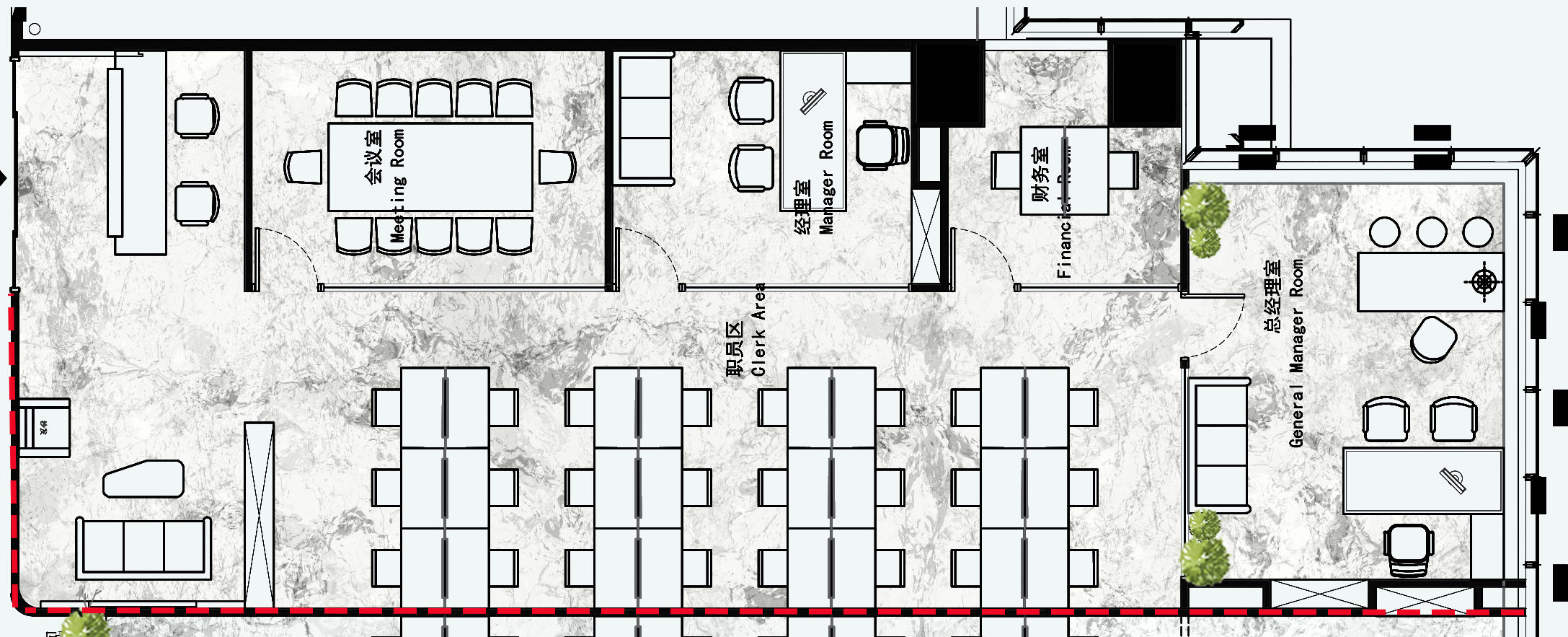高新区市一医院地铁口 品质楼盘 289平方 4隔间24工位 品质装修 周边配套齐全 仁和春天国际办公室出租