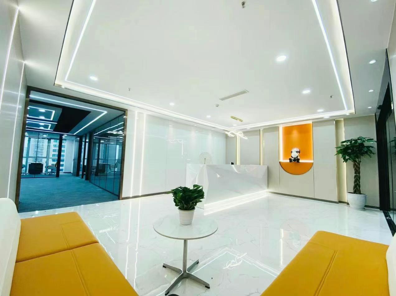 桐梓林无加时费楼盘 248平方 4隔间28工位 精装带家具 近地铁 带大前台 70元单价 商鼎国际办公室出租