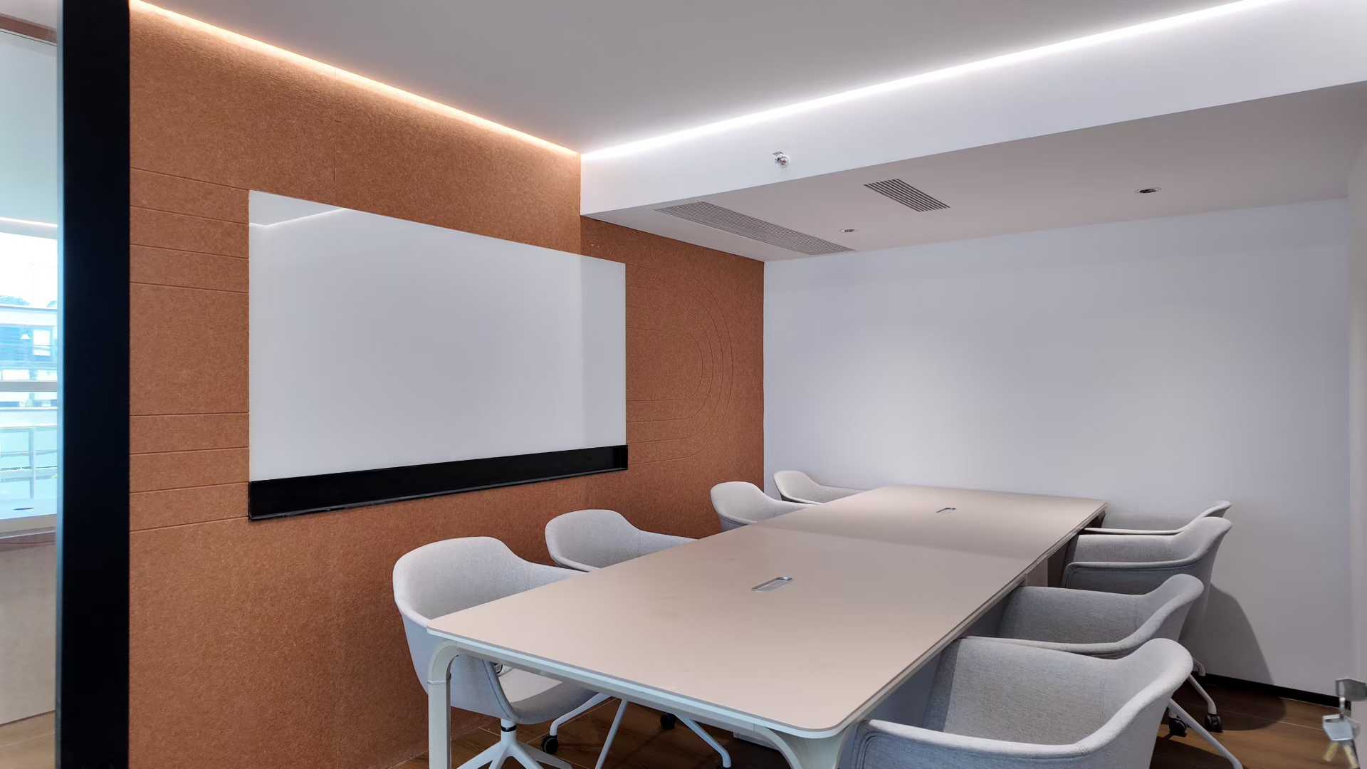 天府三街地铁三四百米 24小时空调楼盘 305平 5隔间42工位 双面采光 精装带家具 带共享露天花园 福年广场办公室出租