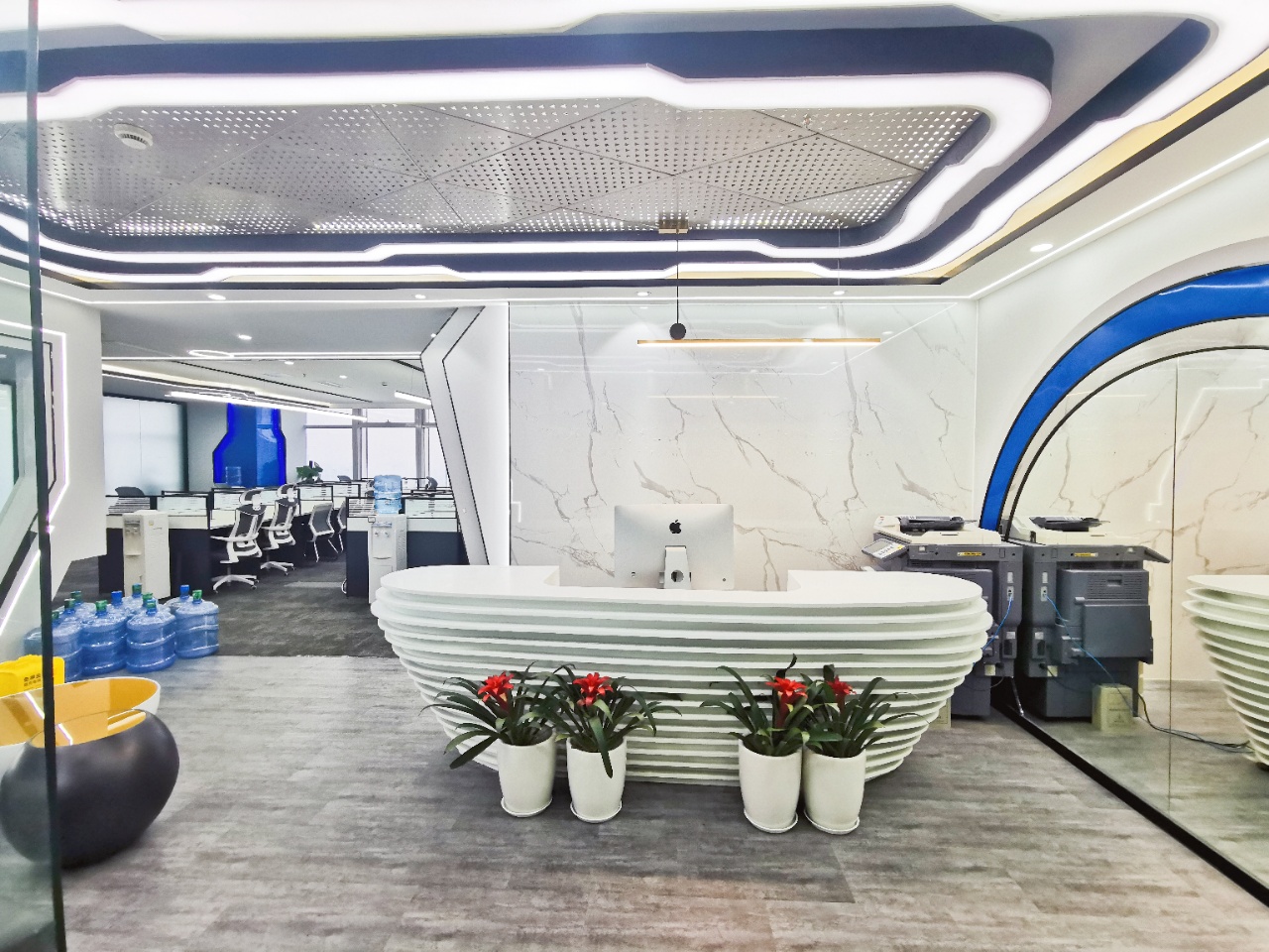 市中心騾馬市地鐵口泰豐國際精裝大面積辦公室 雙面采光 電梯口戶型